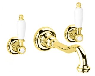 Встраиваемый смеситель для раковины, золото Cezares FIRST-BLS1-03/24-Bi